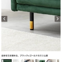 定価17,000円　2wayベロアソファの画像