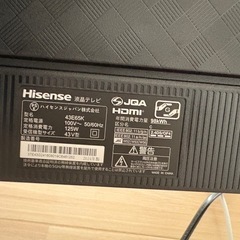ジャンク品 4K 43インチの画像