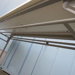 折りたたみテーブル　ホワイト　1800ｘ450ｘ700　の画像