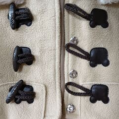 90サイズのダッフルコートですの画像