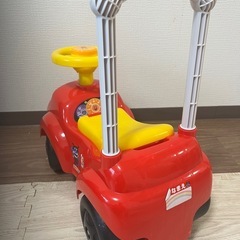 ベビー乗車兼手押し可能アンパンマン車　中古品の画像
