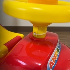ベビー乗車兼手押し可能アンパンマン車　中古品の画像