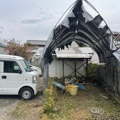 問合せ多数、早い者勝ち、軽自動車、農作業車用ガレージの画像