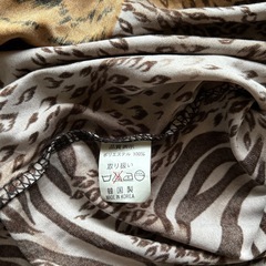 （未使用品）動物柄のカットソーの画像