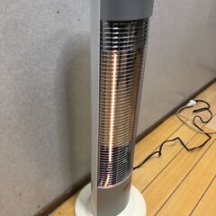 コイズミ KKH-0941 遠赤外線ストーブ 900W 450W 切替 タワー型 電気ヒーター 速暖 2014年製 動作良好 暖房器具 48334-2-002の画像