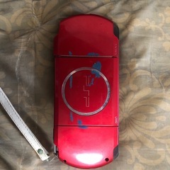 PSP3000 レッド バッテリー膨張の為入ってません。の画像