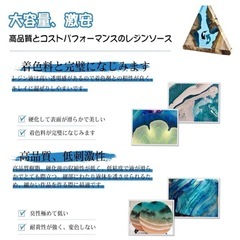 新品❣️ エポキシ樹脂 2液性 4.3kg/128ozエポキシ樹脂レジン液 大容量 (A液+B液) 体積比1:1 高い透明 高硬度 黄変しにくい 操作簡単 自然硬化 コーティング樹脂 木材キャスティング 高い光沢の画像