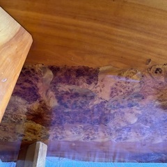 新品未使用品　一枚板鏡面仕上げテーブルの画像