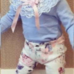 新品未使用　80㎝　3個　ベビー　ガールズ　キッズ　トップス　Tシャツ　レギンス　ズボンの画像