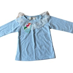 新品未使用　80㎝　3個　ベビー　ガールズ　キッズ　トップス　Tシャツ　レギンス　ズボンの画像