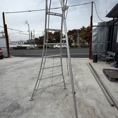 アルミ　三脚　脚立　8段の画像