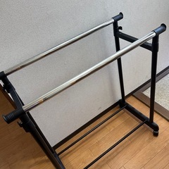 2段 ハンガーラックの画像