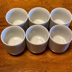 湯呑み　6個 無地の画像