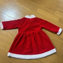 サンタ服90cmの画像