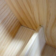 2-2　※取引中/売約済*********** 　　　　　　未使用/新品　訳ありアウトレット特価　   絵本ラック  4段 幅50 コンパクト ディスプレイ 収納 木製 の画像