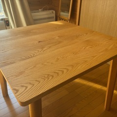 JASMINE ダイニングテーブル【スクウェア】（樹種：オーク、Size：スクウェア（W850）） の画像