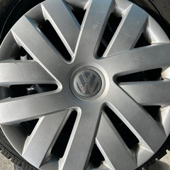 ワーゲン鉄ホイールR15キャップ付の画像
