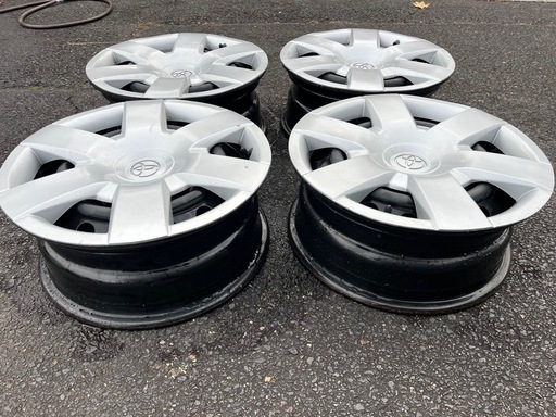 トヨタ ハイエース 純正 スチール ホイール4本セット 15インチ 15×6J