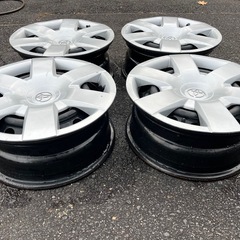 トヨタ ハイエース 純正 スチール ホイール4本セット 15インチ 15×6Jの画像