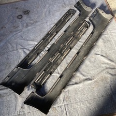 JB23W スズキ ジムニー サイドステップ ドアモール マットブラック塗装品 の画像