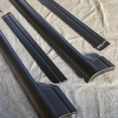 JB23W スズキ ジムニー サイドステップ ドアモール マットブラック塗装品 の画像