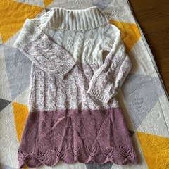ニットワンピース 140サイズの画像