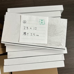 【今月限定】リサイクル資材　薄型ボックス　ネコポス　ゆうパケットポストの画像