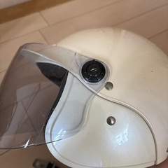 125cc以下用　ヘルメット　ホワイトの画像