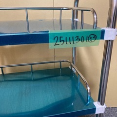未使用品　サービスワゴン キッチンワゴン ステンレスの画像