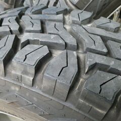 希少：トピー　バザルトX　185/80/16オープンカントリー付4本　ジムニーJB23で使用の画像