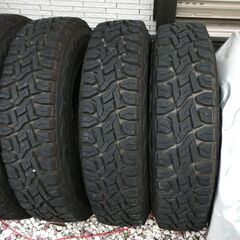 希少：トピー　バザルトX　185/80/16オープンカントリー付4本　ジムニーJB23で使用の画像