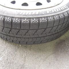 スタッドレスタイヤホイール 155/65R14 4本セット ブリジストン ブリザック バリ山 軽自動車 早い者勝ち 引き取り限定の画像