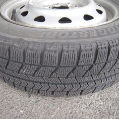 スタッドレスタイヤホイール 155/65R14 4本セット ブリジストン ブリザック バリ山 軽自動車 早い者勝ち 引き取り限定の画像
