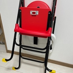 ベビーチェアー ミッキー テーブル付き　折り畳み式の画像