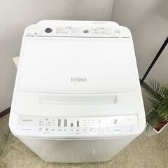 【1ヵ月保証付き】日立 ビートウォッシュ 洗濯機 8.0kg 2021年製 配送・設置込み！ KW0070の画像