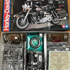 タミヤ ハーレーダビットソン ブラックスペシャル 1/6 プラモデルの画像
