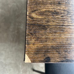 ニトリ　ダイニングテーブル3点セット(DTステイン70MBR/DCステインSD MBR)の画像