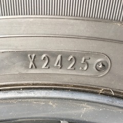 ハイエース‼️200系‼️新車外し‼️25年製‼️純正タイヤ、ホイール、ホイールキャップ、ホイールナット、セット‼️SP 175 N‼️195/80R 15‼️の画像