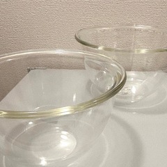 【HARIO】ガラスのボウル②個セットの画像