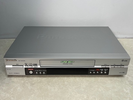 【稼働品】 Panasonic NV-HX33G ビデオデッキ