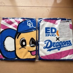 エディオン×ドラゴンズ タオルの画像