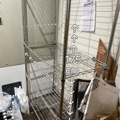 スチールラックあげますの画像
