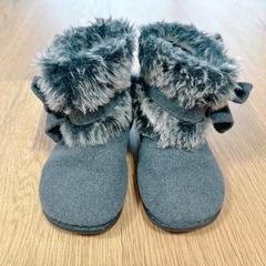 モコモコブーツ　キッズブーツ　子供ブーツ　オシャレの画像