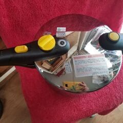 圧力鍋　 アオヤギコーポレーション 　大きめ5.5リットル　 中古品の画像