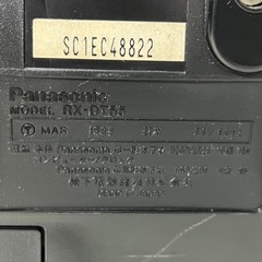 PanasonicポータブルステレオCDラジオWカセットの画像