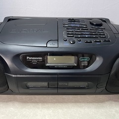 PanasonicポータブルステレオCDラジオWカセットの画像
