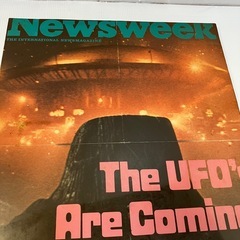 Newsweek Magazine 未知との遭遇　ポスター看板の画像