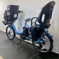 1年保証 新品部品多数　ヤマハ　パスキッス　20インチ　水色　電動アシスト自転車 g1115の画像