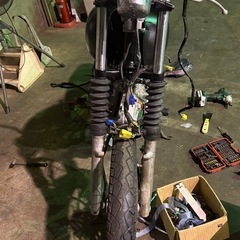 ST250 走行22548km 始動確認済み カスタム途中 現状販売 車体の画像