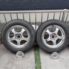 受渡者決定しました　ブリヂストン ブリザック REVO1 スタッドレスタイヤ アルミホイール付き 4本セットの画像